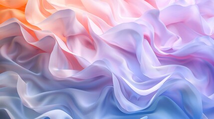Obraz premium Design an app or product with this subtle abstract background with soft pastel waves.