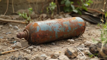 Undetonated explosive device found in abandoned area during daylight