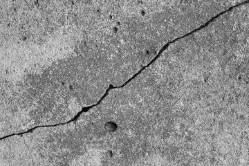 crack, cracked concrete, crevice, concrete, wall, floor