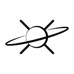 Quasar vector icon