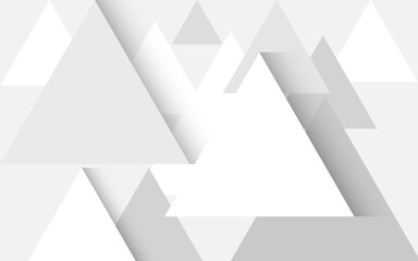 Fototapeta premium abstract background Geometric white Triangle and white lines,used in graphic illustration work media or others ,2d illustration