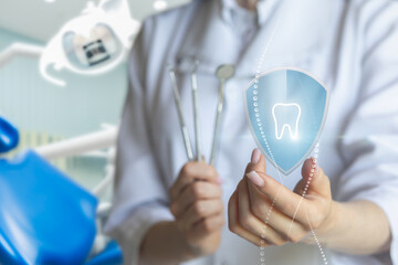 The concept of protecting dental health .