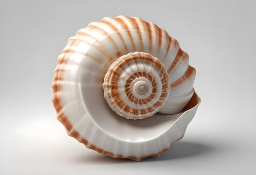 seashell isolated on white background