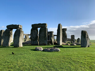 amazing view of Stonehenge on a sunny day