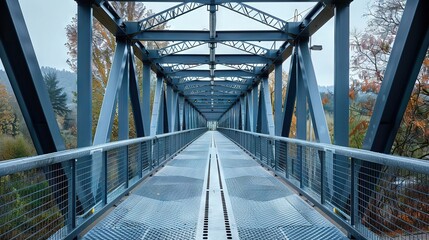  the bridge bottom & river below