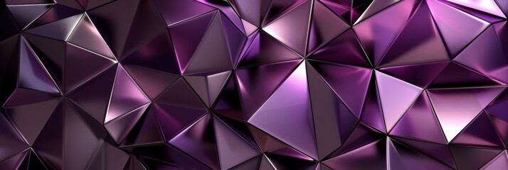 Fototapeta premium Vibrant and eyecatching purple geometric shapes are creating a stunningly modern abstract background design