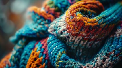 Cozy blanket. Cozy scarf