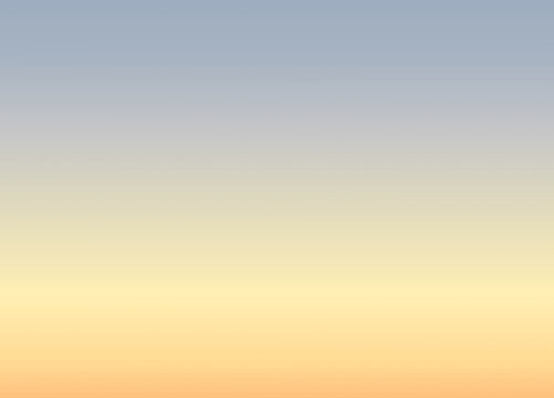 A beautiful gradient transition from blue-gray to orange, simulating a sunset sky.
