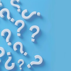 Question mark. Business concept, thinking, caution on business. Question mark on a dark background. 3D render, 3D illustration, help, male, search, think

