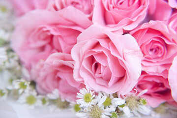 Pink Rose in Bouquet