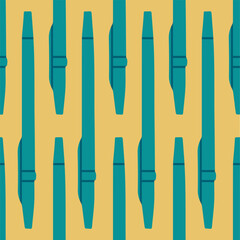 Seamless pattern of handles, repeating the pattern. Design for education, packaging, decorative stationery and various projects.
