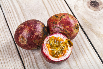 Tropical exotic Maracuya Passion fruit