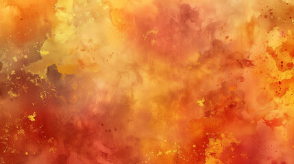 abstract watercolor background with flowing autumn hues, soft transitions between rust, gold, and deep red, high resolution, watercolor