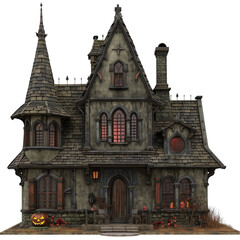 Fototapeta premium Old halloween house.