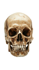 Fototapeta premium Skull isolated png.