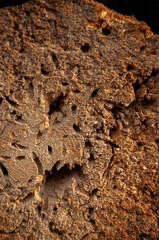 Wooden background. Cut wood, wood texture close-up.