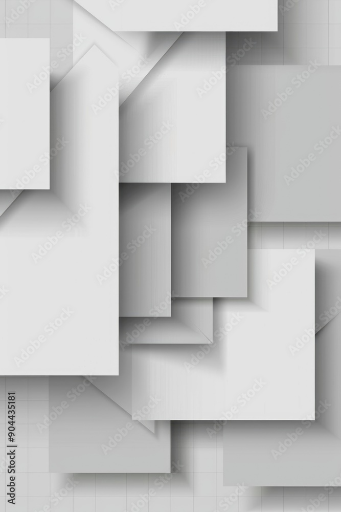 Poster A collection of square blocks stacked on top of each other