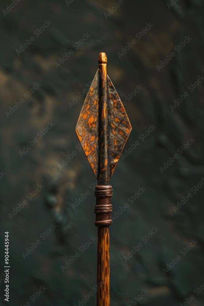 Poster close-up shot of a stick featuring a diamond attachment