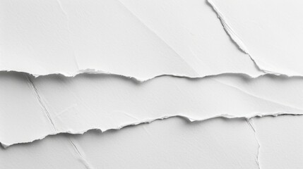 A close-up view of a piece of paper with torn edges