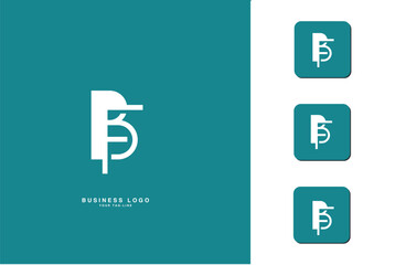 BF, FB, B, F, Abstract Letters Logo Monogram
