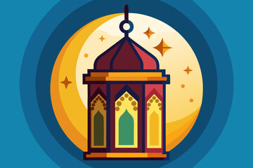  Lantern ramadhan vector art illustration