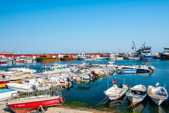 Istanbul, Turkey - July 13, 2024: Tekirdag City in Turkey. Beautiful city center view in Tekirdag.