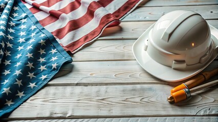 Labor Day Celebration at Sunset Showcasing Workers United in Community Spirit