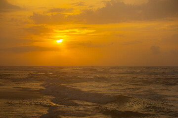 Fototapeta premium Sunrise at Surf City beach