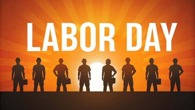 Labor Day Celebration at Sunset Showcasing Workers United in Community Spirit