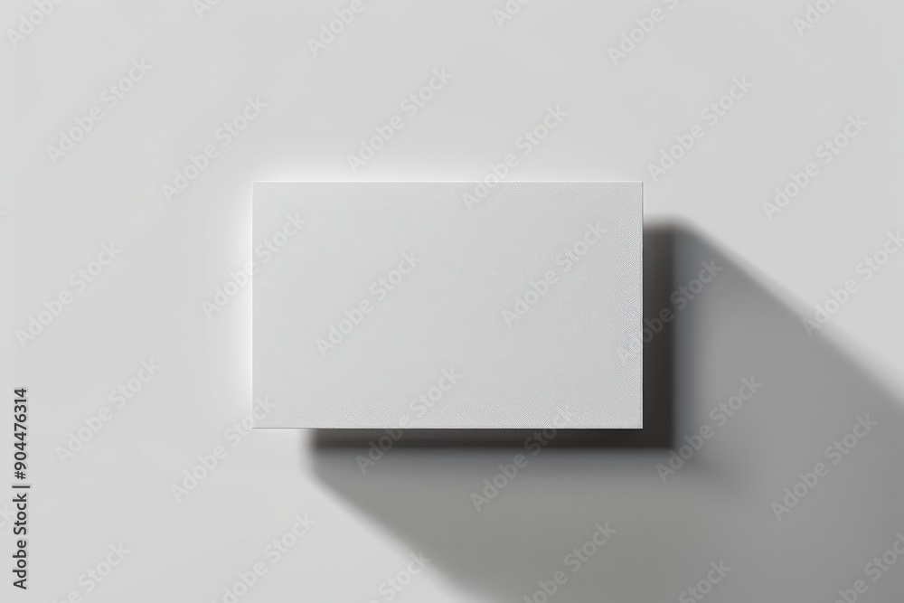Poster a pristine white rectangle depicted on a plain white background, capturing the essence of modern min