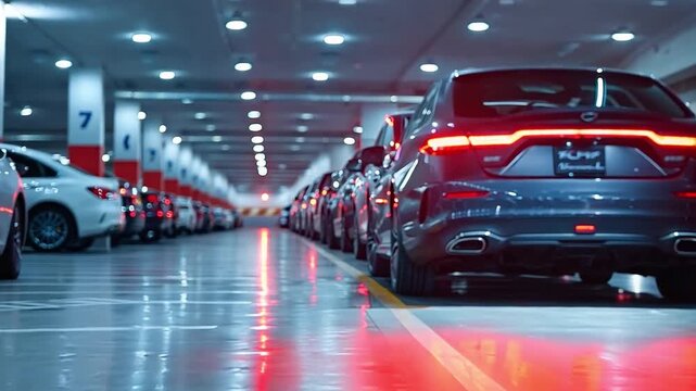 Subterranean garage or contemporary multi-car parking