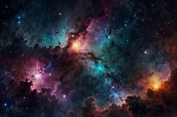 A new galaxy. A beautiful image of a galaxy with a starry sky.