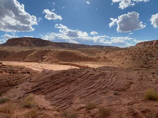 Photo of rock formations within Glen Canyon National Recreation Area in northern Arizona near Page, east of Lechee, Arizona, United States of America USA.