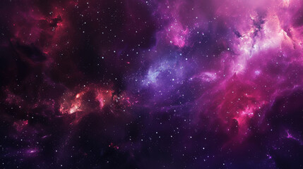 Dark purple and red galaxy with stars