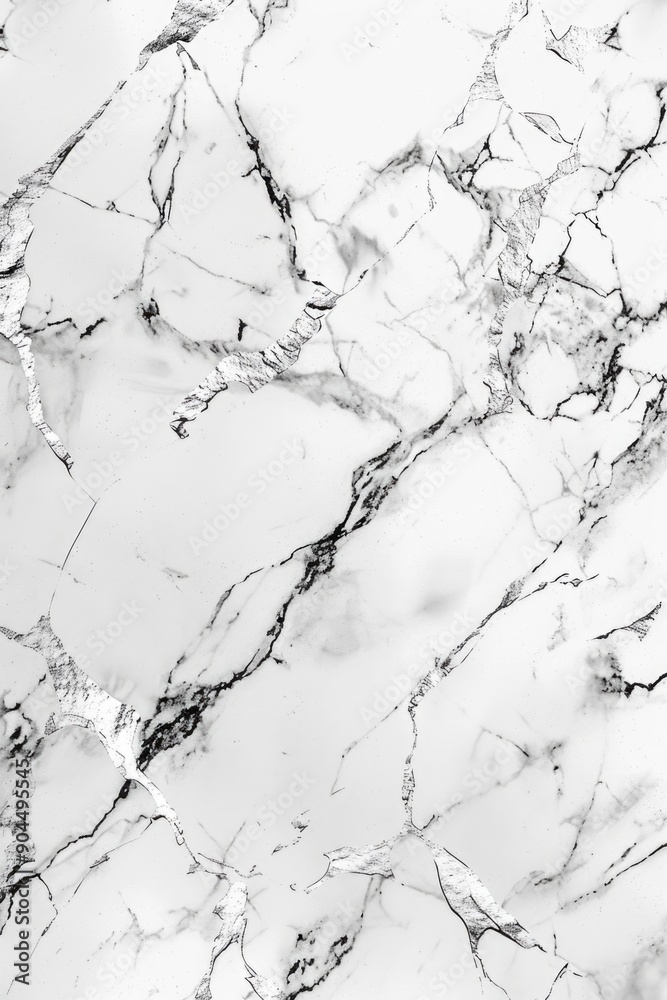 Aufkleber a black and white photo of a marble surface with unique patterns and textures