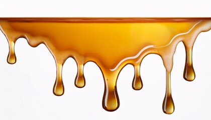 滴り落ちる、蜂蜜の背景（honey dripping isolated）

