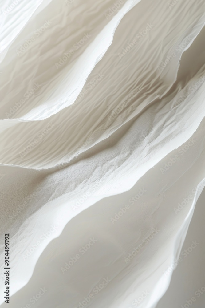 Poster a close-up shot of a blank white sheet of paper with no writing or marks