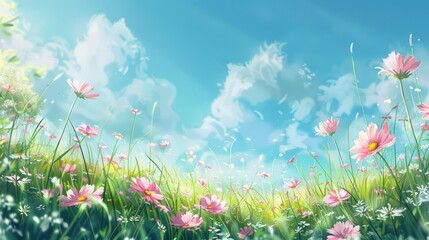Obraz premium Tranquil Reflections. Serene Nature Background