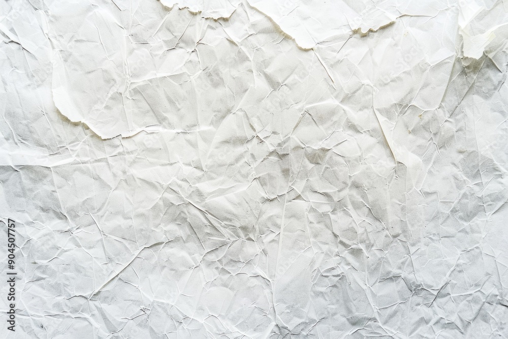 Poster a close-up shot of a white sheet of paper with no writing or marks