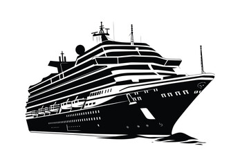 Obraz premium a black and white drawing of a ship with the words the name the ship on it