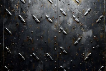 Shiny Metallic Surface. Industrial themed background concept