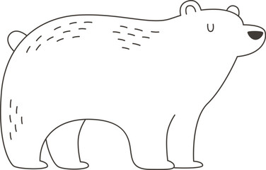 Hand Drawn Bear