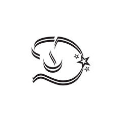 letter d logo template that is unique and simple