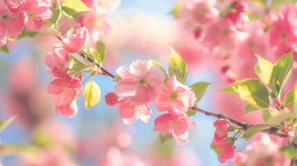 Obraz premium Hello Spring. Fresh and Vibrant Nature Concept