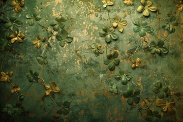 Celtic Charm. Irish wallpaper with plain background