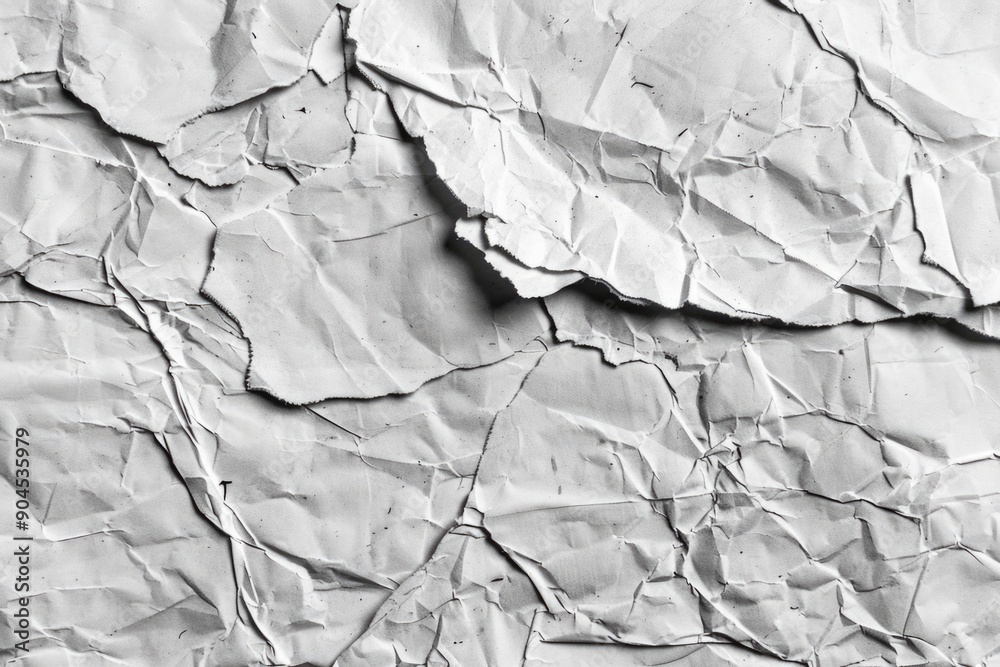 Aufkleber A close-up image of a torn page from a book or document, with a simple border and no distractions