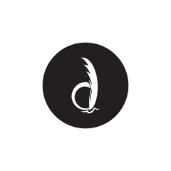 letter d logo template that is unique and simple