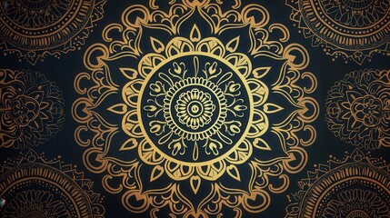 Intricate Mandala Pattern. Zen and Harmony concept