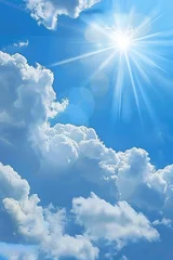 A beautiful day with sunny breaks through the clouds, perfect for outdoor activities or photography
