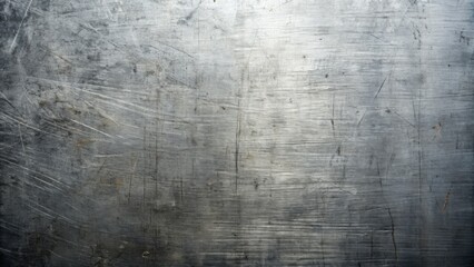 Obraz premium Gray scratched metal surface with rough texture , metal, scratched, gray, surface, texture, industrial, background, grunge, old